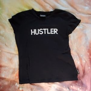 Hustler logo tee